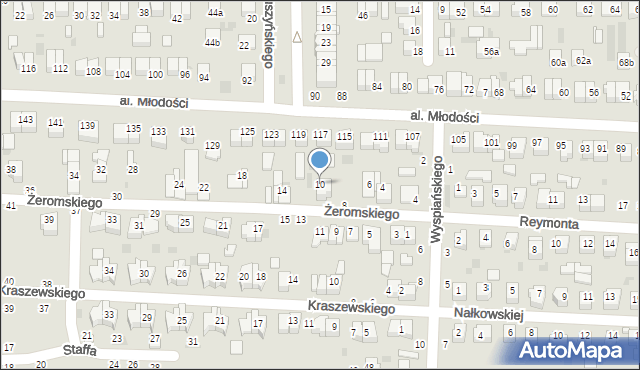 Kraśnik, Żeromskiego Stefana, 10, mapa Kraśnik