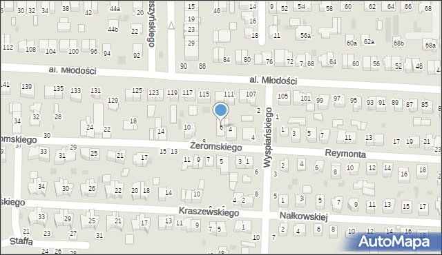 Kraśnik, Żeromskiego Stefana, 6, mapa Kraśnik