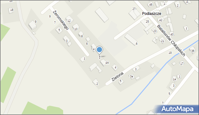 Kroczyce, Żeromskiego Stefana, 2, mapa Kroczyce