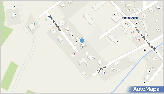 Kroczyce, Żeromskiego Stefana, 4, mapa Kroczyce