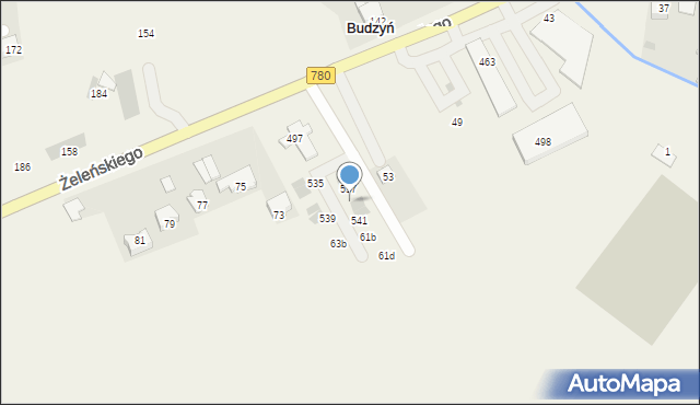 Kryspinów, Żeleńskiego Kryspina, 59, mapa Kryspinów