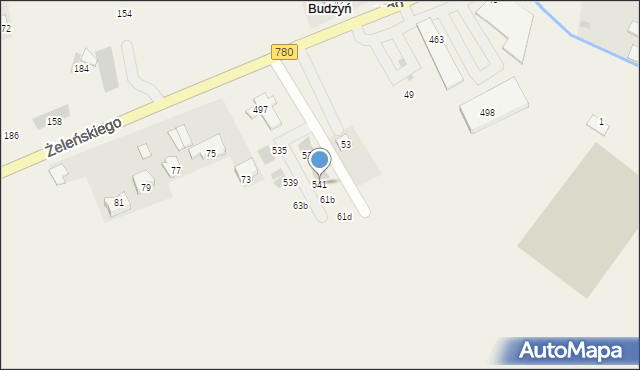 Kryspinów, Żeleńskiego Kryspina, 61, mapa Kryspinów