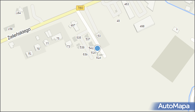 Kryspinów, Żeleńskiego Kryspina, 61c, mapa Kryspinów