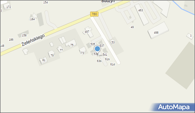 Kryspinów, Żeleńskiego Kryspina, 63a, mapa Kryspinów