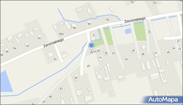 Krzczonów, Żeromskiego Stefana, 43, mapa Krzczonów