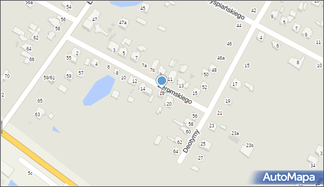 Kutno, Żeromskiego Stefana, 18, mapa Kutno