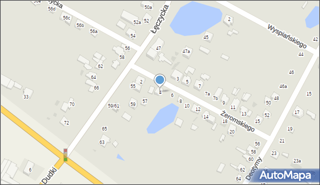 Kutno, Żeromskiego Stefana, 4, mapa Kutno