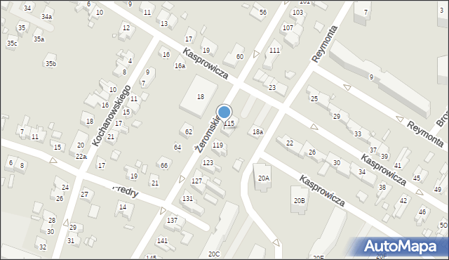 Kwidzyn, Żeromskiego Stefana, 117, mapa Kwidzyn