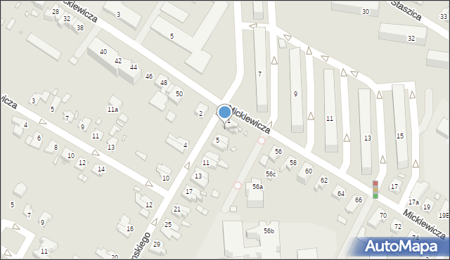 Kwidzyn, Żeromskiego Stefana, 3, mapa Kwidzyn