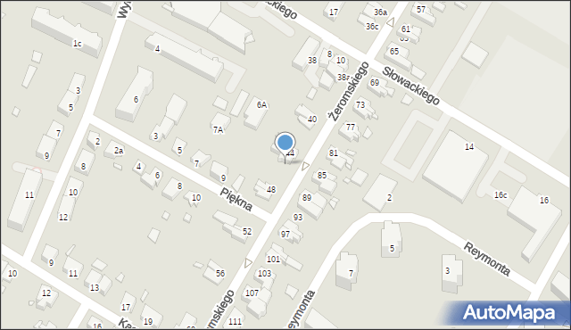Kwidzyn, Żeromskiego Stefana, 46, mapa Kwidzyn