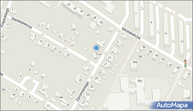 Kwidzyn, Żeromskiego Stefana, 8, mapa Kwidzyn