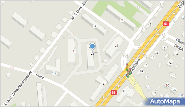 Legionowo, Zegrzyńska, 13, mapa Legionowo