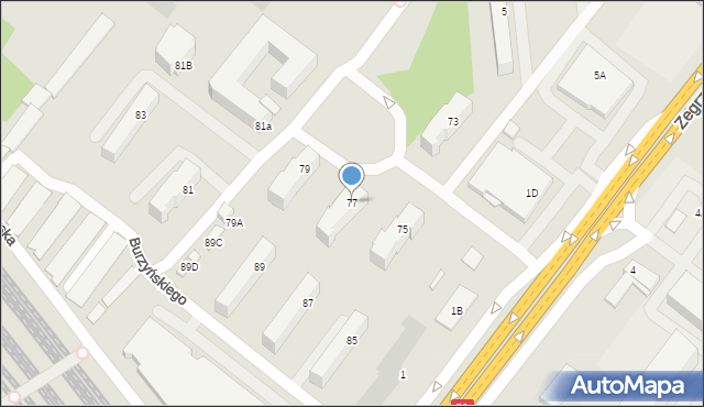 Legionowo, Zegrzyńska, 77, mapa Legionowo