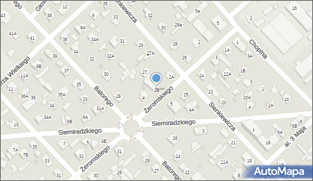 Legionowo, Żeromskiego Stefana, 2B, mapa Legionowo