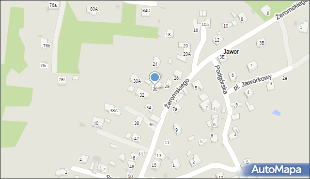 Libiąż, Żeromskiego Stefana, 30, mapa Libiąż