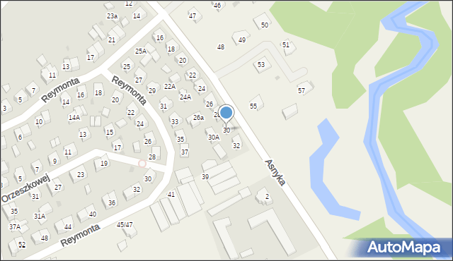 Lidzbark, Żeromskiego Stefana, 30, mapa Lidzbark