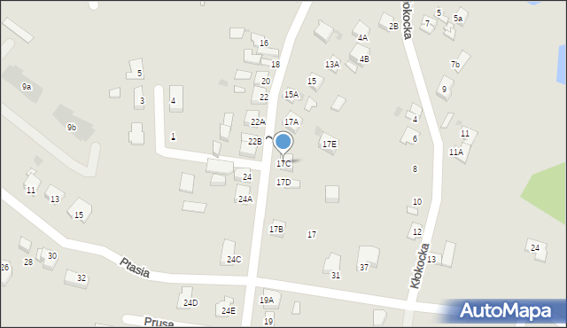 Lipno, Żeromskiego Stefana, 17C, mapa Lipno