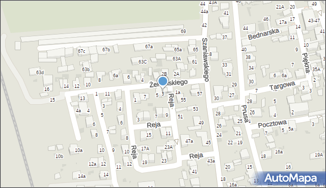 Lubartów, Żeromskiego Stefana, 3, mapa Lubartów