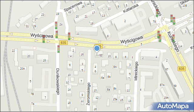 Lublin, Żeromskiego Stefana, 2, mapa Lublina