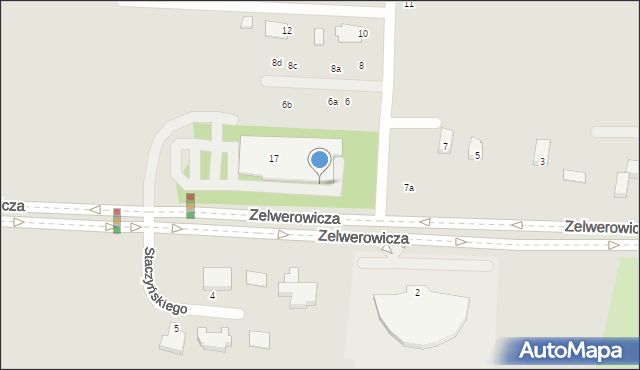 Lublin, Zelwerowicza Aleksandra, 11, mapa Lublina