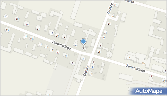 Lutocin, Żeromskiego Stefana, 4, mapa Lutocin