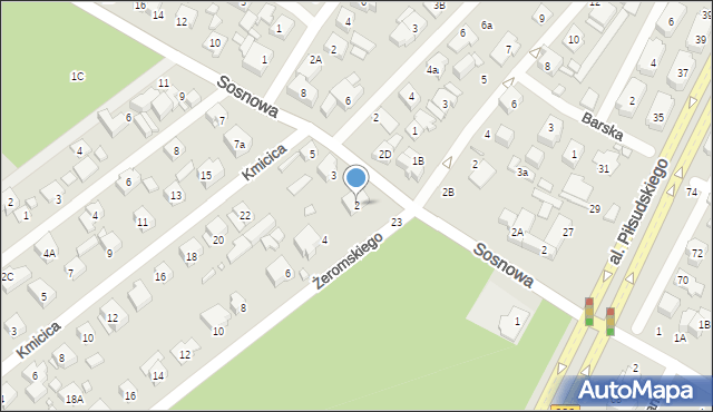 Marki, Żeromskiego Stefana, 2, mapa Marki