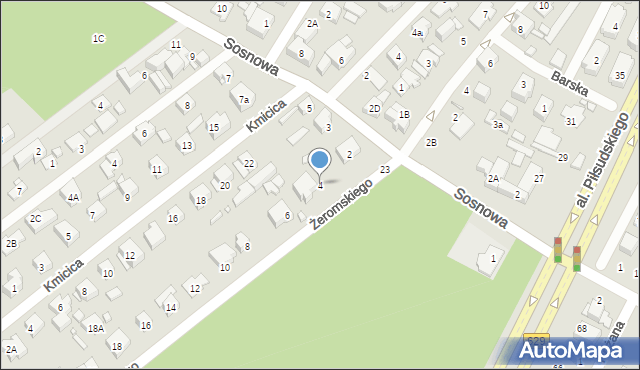 Marki, Żeromskiego Stefana, 4, mapa Marki