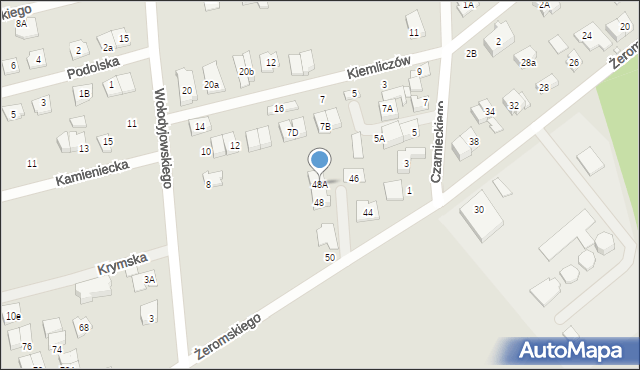 Marki, Żeromskiego Stefana, 48A, mapa Marki