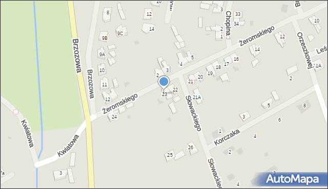 Maszewo, Żeromskiego Stefana, 23, mapa Maszewo