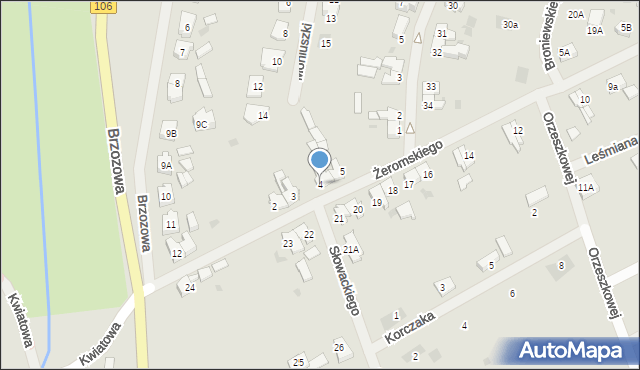 Maszewo, Żeromskiego Stefana, 4, mapa Maszewo