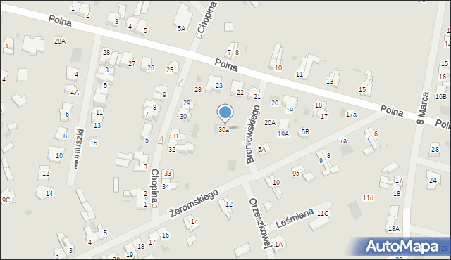 Maszewo, Żeromskiego Stefana, 5d, mapa Maszewo