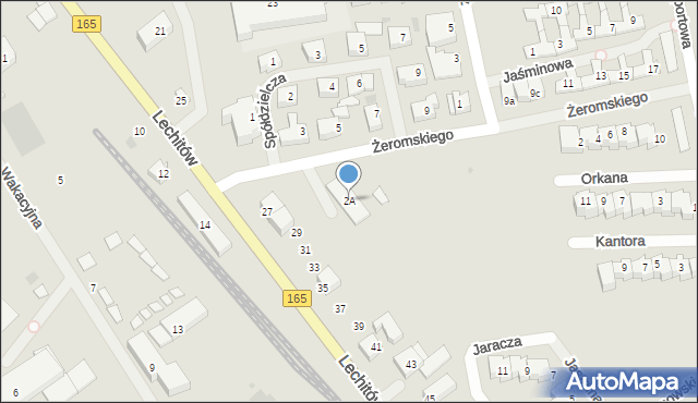 Mielno, Żeromskiego Stefana, 2A, mapa Mielno