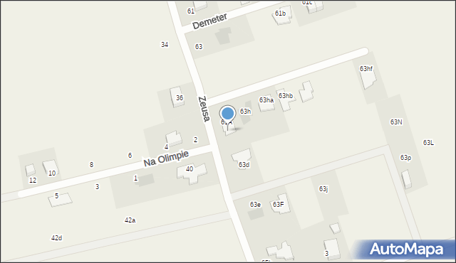 Mierzyn, Zeusa, 63b, mapa Mierzyn