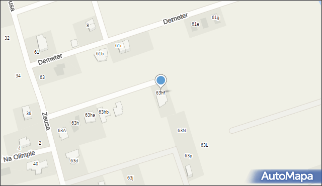 Mierzyn, Zeusa, 63hf, mapa Mierzyn