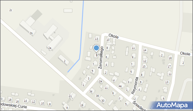 Mogilno, Żeromskiego Stefana, 9, mapa Mogilno