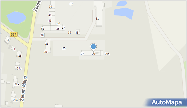 Morąg, Żeromskiego Stefana, 29, mapa Morąg