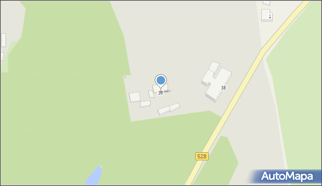 Morąg, Żeromskiego Stefana, 36, mapa Morąg