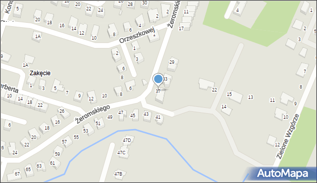 Myślibórz, Żeromskiego Stefana, 37, mapa Myślibórz
