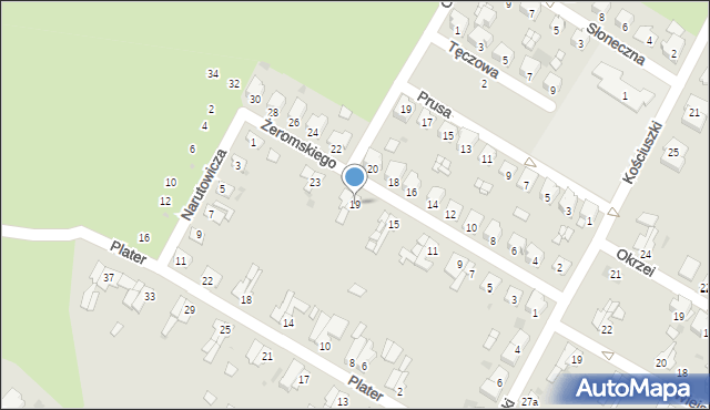 Namysłów, Żeromskiego Stefana, 19, mapa Namysłów