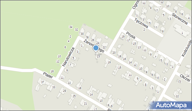 Namysłów, Żeromskiego Stefana, 25, mapa Namysłów