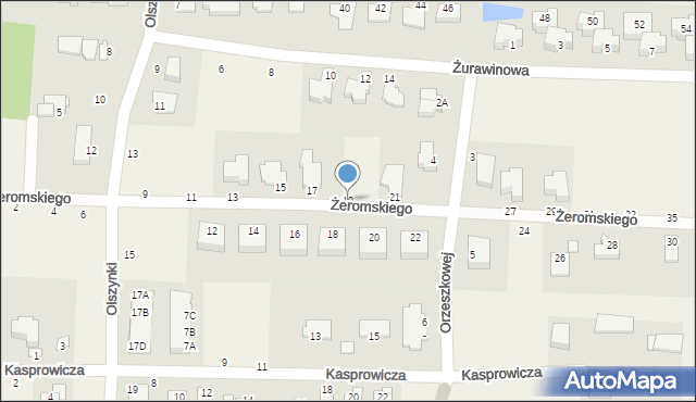 Niemcz, Żeromskiego Stefana, 19, mapa Niemcz