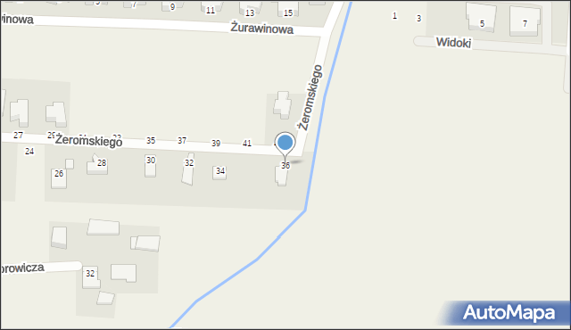 Niemcz, Żeromskiego Stefana, 36, mapa Niemcz