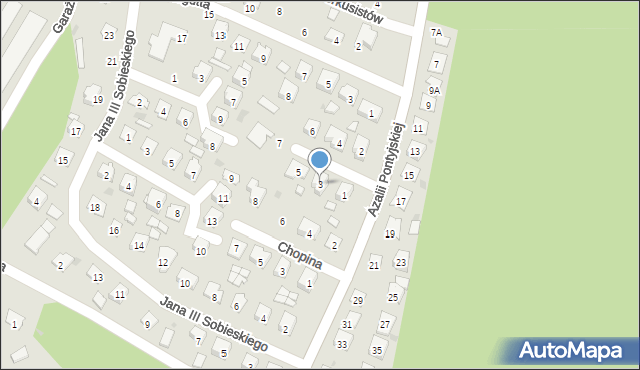 Nowa Sarzyna, Żeromskiego Stefana, 3, mapa Nowa Sarzyna