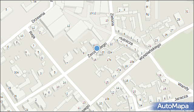 Nowa Sól, Żeromskiego Stefana, 18, mapa Nowa Sól