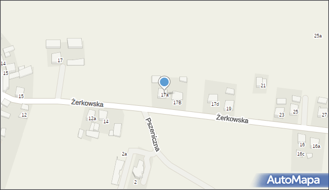 Nowe Miasto nad Wartą, Żerkowska, 17a, mapa Nowe Miasto nad Wartą