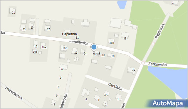 Nowe Miasto nad Wartą, Żerkowska, 26, mapa Nowe Miasto nad Wartą