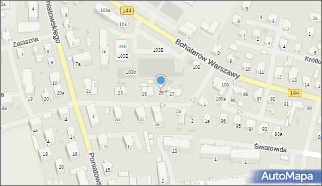 Nowogard, Żeromskiego Stefana, 26, mapa Nowogard