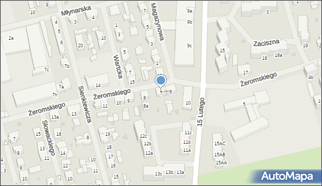 Nowogard, Żeromskiego Stefana, 7, mapa Nowogard