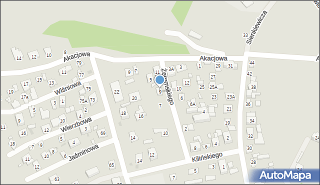 Nowy Dwór Mazowiecki, Żeromskiego Stefana, 9, mapa Nowy Dwór Mazowiecki