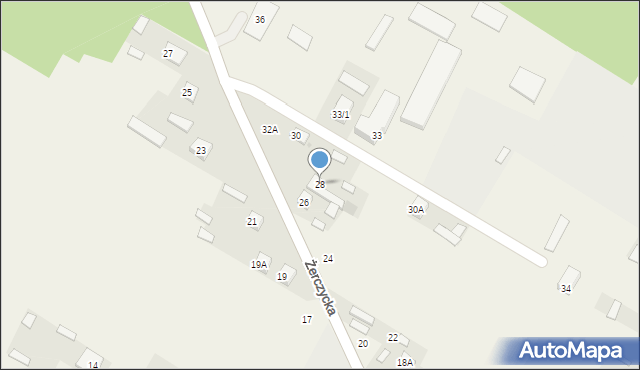 Nurzec-Stacja, Żerczycka, 28, mapa Nurzec-Stacja